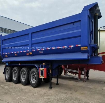 鉄鋼輸送用 28t 重荷着陸車型U型 水力式 後部ダンプ半トレーラー