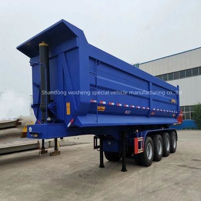 鉄鋼輸送用 28t 重荷着陸車型U型 水力式 後部ダンプ半トレーラー