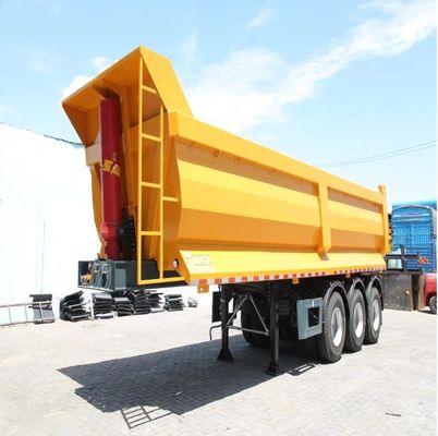 40 50 60 80 トン U型 建設用トラック トレーラー 後部 荷下 後部 ダンプ セミ トレーラー
