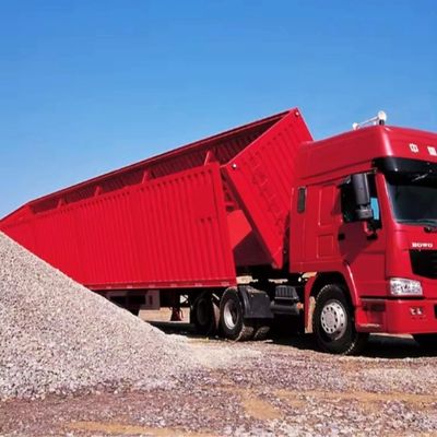 切り離せるサイドボード リム 8.00-20 のための半トレーラー 多重軽量 3 軸 40-60tons