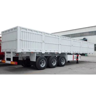 鉄鋼材料 40トンの卸荷物輸送用 三軸半トレーラー 12400X2500X3650mm