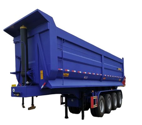 3軸タレ 重量 8.5 トン 30cbm 40-50 トン 建設用 後ろダンプ半トレーラー
