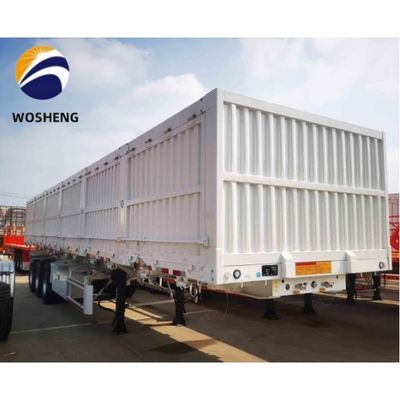 40 100 トン重荷の鉄貨物輸送のための下ろし側側壁半トレーラー