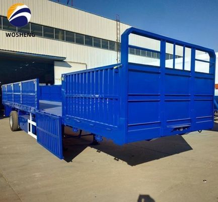 40 100 トン重荷の鉄貨物輸送のための下ろし側側壁半トレーラー