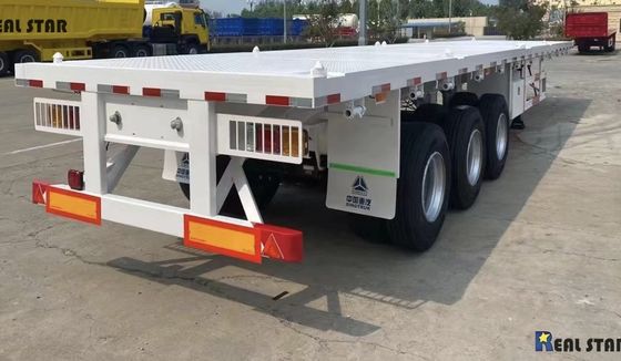 重荷用プラットフォーム 平床トレーラー 最大重荷30000kgとQ345b本線