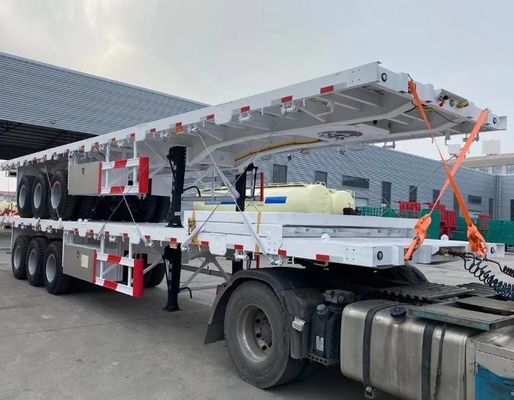 重荷用プラットフォーム 平床トレーラー 最大重荷30000kgとQ345b本線