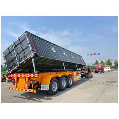 トラック・トレーラー 重荷 U型エンド・ティッパー ダンプ 卸貨物用の半ティッパー トラック
