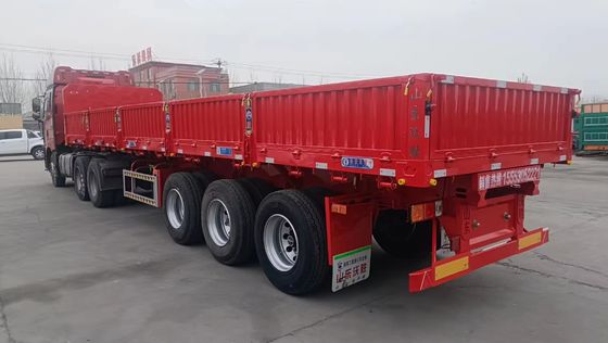 13/16 トン 専門家の卸荷用鋼材用軸側半傾斜トラック