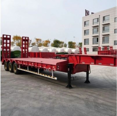 13000×3000×3300mm 優れた製造 ウォシェン 3軸 ローベッド ローボーイ トラック 半トレーラー