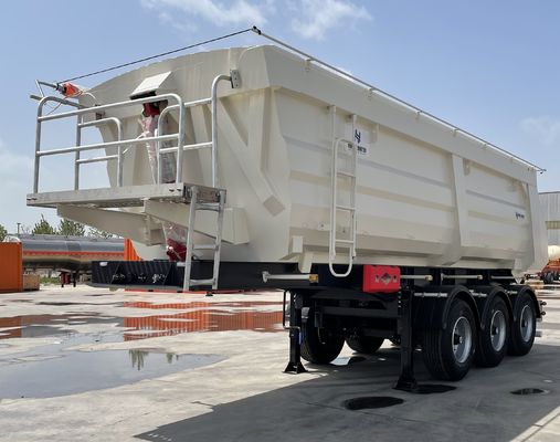パーソナライズされた3軸ハイドロリックバックダンプセミトレーラー 28t重用着陸車