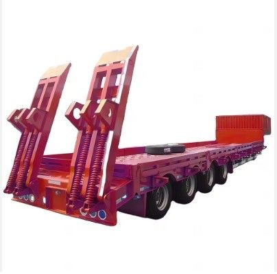 120 トン重荷の低床半トレーラー 13000x3000x3300寸法と50キングピン