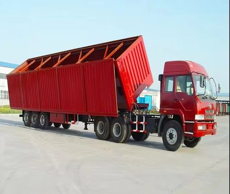 13T 3 アクセル ウォシェン ライトタイプ 砂石砂輸送用のサイドウォールダンプセミトレーラー