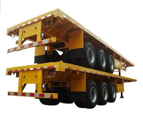 12500x2500x1600-3100mm コンテナ輸送用多軸平床トラック半トレーラー