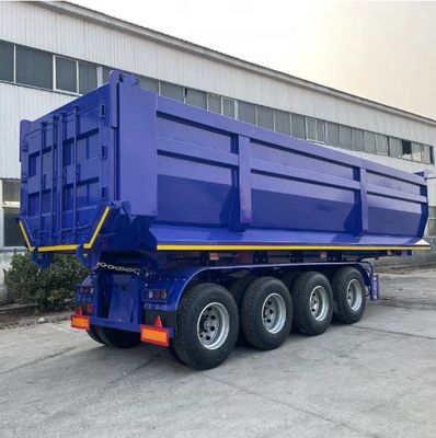 設計 30-100 トン U 型 後部ダンプ半トレーラー 最大重荷 30000 kg 鋼