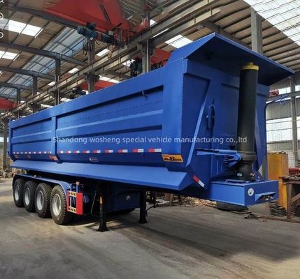 最大重荷 30000 kg 半トレーラー 後部ダンプトラック トレーラー あなたの要求のために