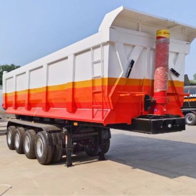 最大重荷 30000 kg 半トレーラー 後部ダンプトラック トレーラー あなたの要求のために