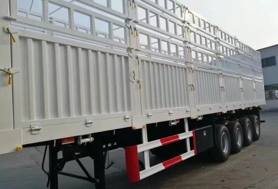 トラックトレーラー 3軸4軸 フェンス貨物トレーラー 重荷着陸車 28t