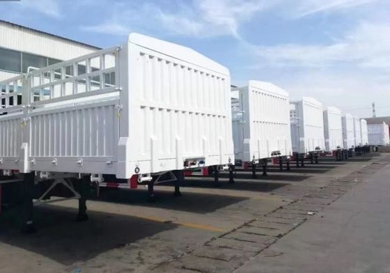 トラックトレーラー 3軸4軸 フェンス貨物トレーラー 重荷着陸車 28t