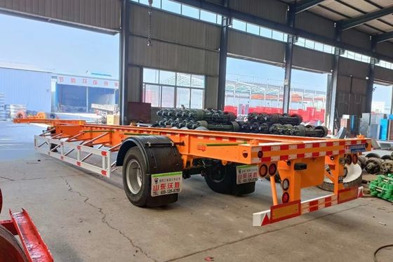 ランディングギア 28ton/pc 3 アクセル 40ft 20ft コンテナ シャーシ トラック用の半トレーラー