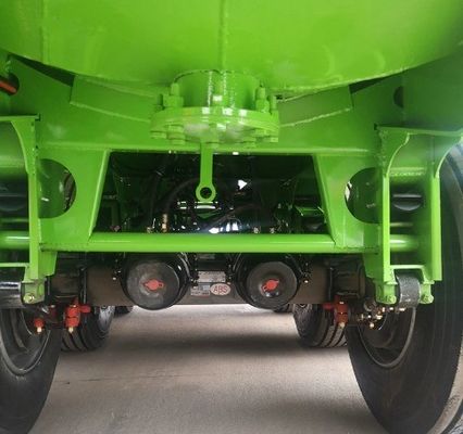炭鉱石の建設材料のための28t重用葉のスプリング着陸車半トレーラー