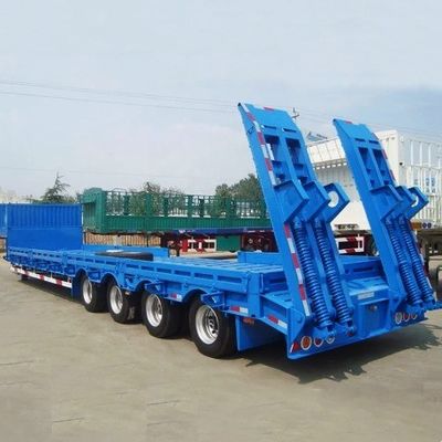 重荷輸送のための4軸半トレーラー Q345B / T700 鋼本梁