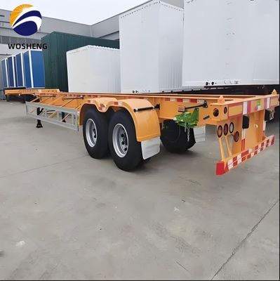 客の要求 2 軸のシャーシ 40FT/45FT 骨格半トレーラー 重荷着陸装置