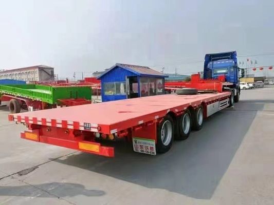 直接販売 パーソナライズされた平床セミトレーラー 2/3 軸 20FT 40FT コンテナ 直接