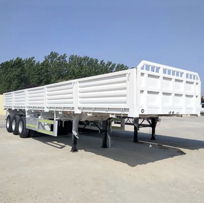 60トンの横壁 閉ざされたトラック フェンス 半トレーラー 下ろし 横荷物 荷物