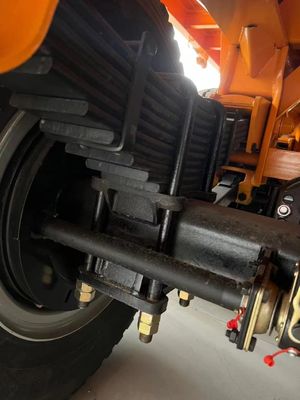 200tons マックスペイロード コンテナ輸送のためのWoshengダブルリンクフラットベッド半トレーラー