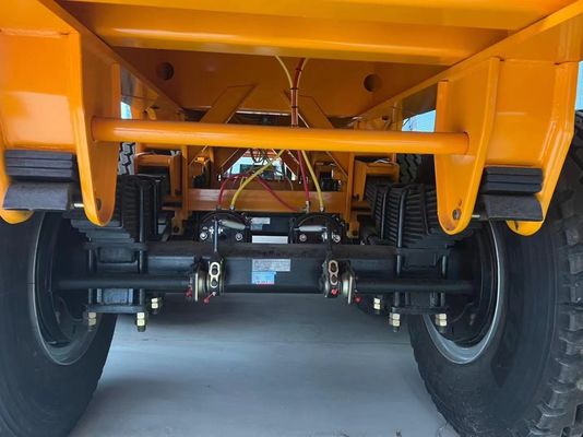 200tons マックスペイロード コンテナ輸送のためのWoshengダブルリンクフラットベッド半トレーラー