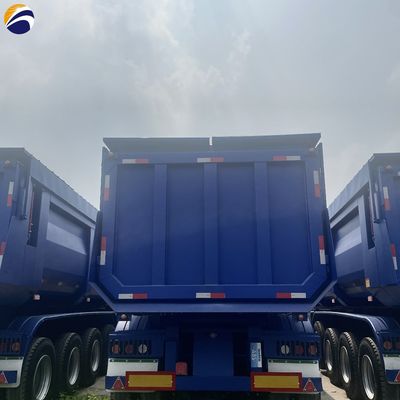 40ft 60ft 3/4/5 アクセル U型 水力式ダンプトレーラー 半トラック 中古ダンプ半トレーラー