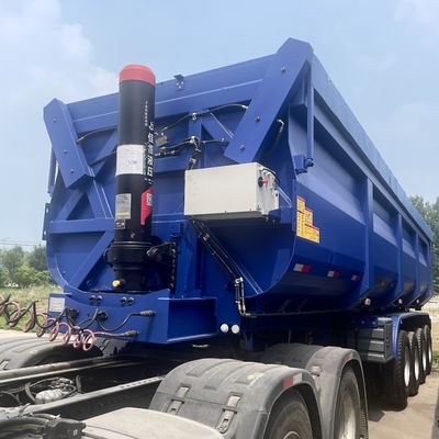 40ft 60ft 3/4/5 アクセル U型 水力式ダンプトレーラー 半トラック 中古ダンプ半トレーラー