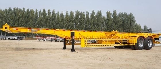 Wosheng ベスト 2 アクセル 20FT 40FT コンテナ スケルト 半トレーラー コンテナ輸送用