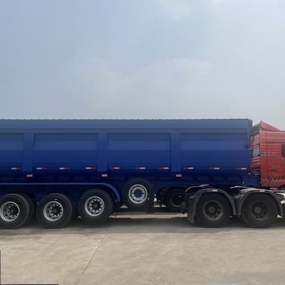 40ft 60ft 3/4/5 アクセル U型 水力式ダンプトレーラー 半トラック 中古ダンプ半トレーラー