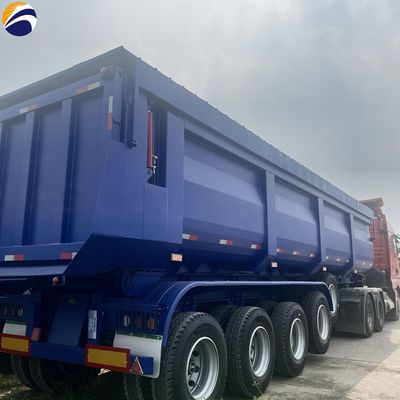 40ft 60ft 3/4/5 アクセル U型 水力式ダンプトレーラー 半トラック 中古ダンプ半トレーラー