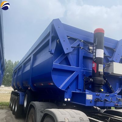 40ft 60ft 3/4/5 アクセル U型 水力式ダンプトレーラー 半トラック 中古ダンプ半トレーラー