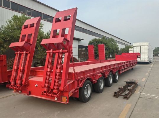 WS 120 トン低床トラックトレーラー 大型機器輸送のための完璧な半トレーラー