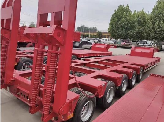 WS 120 トン低床トラックトレーラー 大型機器輸送のための完璧な半トレーラー
