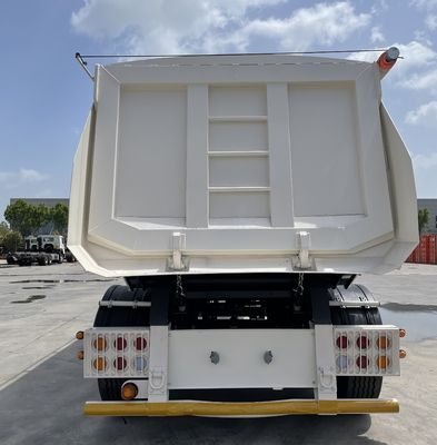 U形 3軸 4軸 建設用車両用 液圧式 後部傾斜式ダンプ半トレーラー