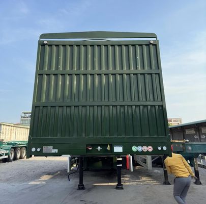 60/80 トン 3 軸のフェンス 野菜と家畜のための半トレーラー トップランク競争力
