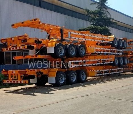 タイヤ12.00R22.5/315 80R22.5/11.00R20 ランディングギア 重荷28t スケルトン半トレーラー