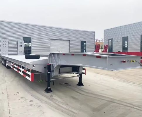 重荷輸送用 パーソナライズ可能な13000x2500x1100 4軸のローボーイ・セミトレーラー