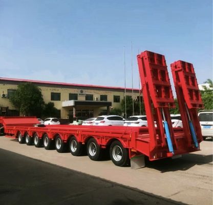 オマンの可変16輪4軸低床トレーラー 13-18m 最大30TONのペイロード