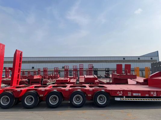オマンの可変16輪4軸低床トレーラー 13-18m 最大30TONのペイロード