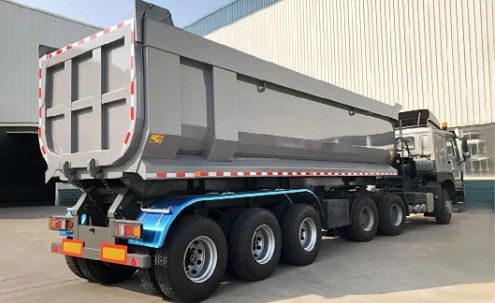 トラック・トレーラー用 パーソナライズ可能な多軸型後部液圧式リフティング・ダンプ・セミトレーラー