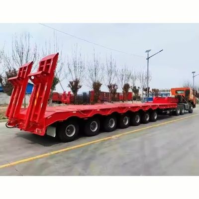 70 80 トンの拡張式ローボーイ・セミトレーラー 最適の場合,重荷機器の輸送用