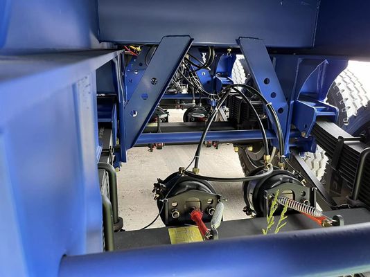 鉄製の3軸 後部ダンプ半トレーラー 80トンの4軸傾斜半トレーラー 傾斜トレーラー