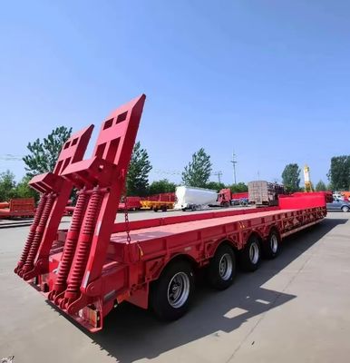 重荷トラックトレーラー 30-100tons 3/4/5 アクセル 低ベッド 半トレーラー 低ベッド 低ボーイ