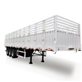 30~100トンの横壁 下ろし側 牛 畜産 卸荷物 フェンス 半トラック トレーラー