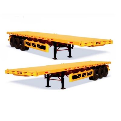 フラットベッド コンテナ 半トレーラー 40FT 45FT 48FT 輪 9.00-22.5 オプション 12400*2610*1550mm
